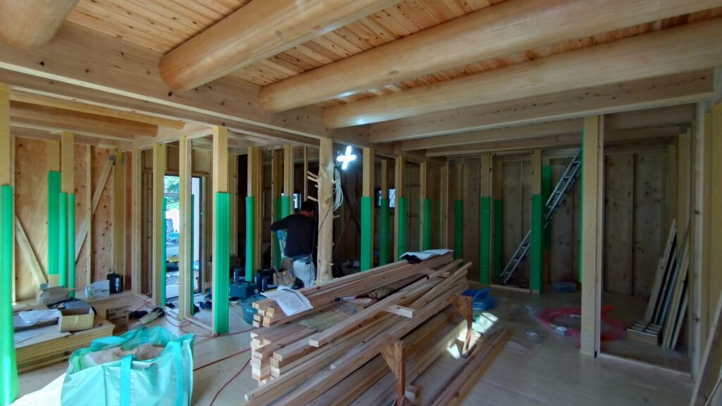 和歌山の木で建てる真壁工法の家【耐震等級3】【長期優良住宅】
