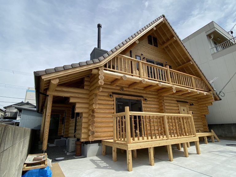 国産材で建てる防火認定丸太ログハウス