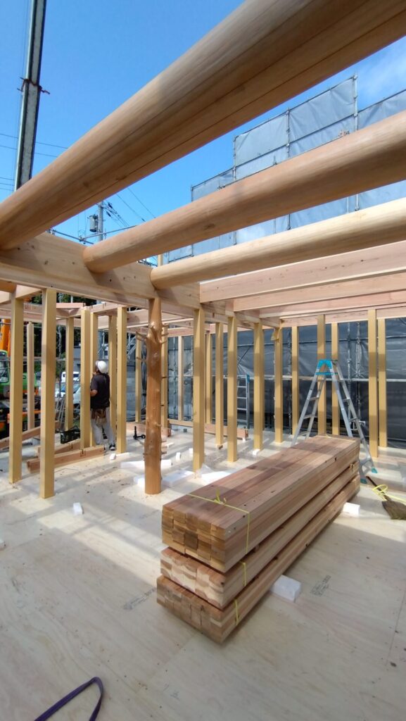 和歌山の木で建てる真壁工法の家【耐震等級3】【長期優良住宅】